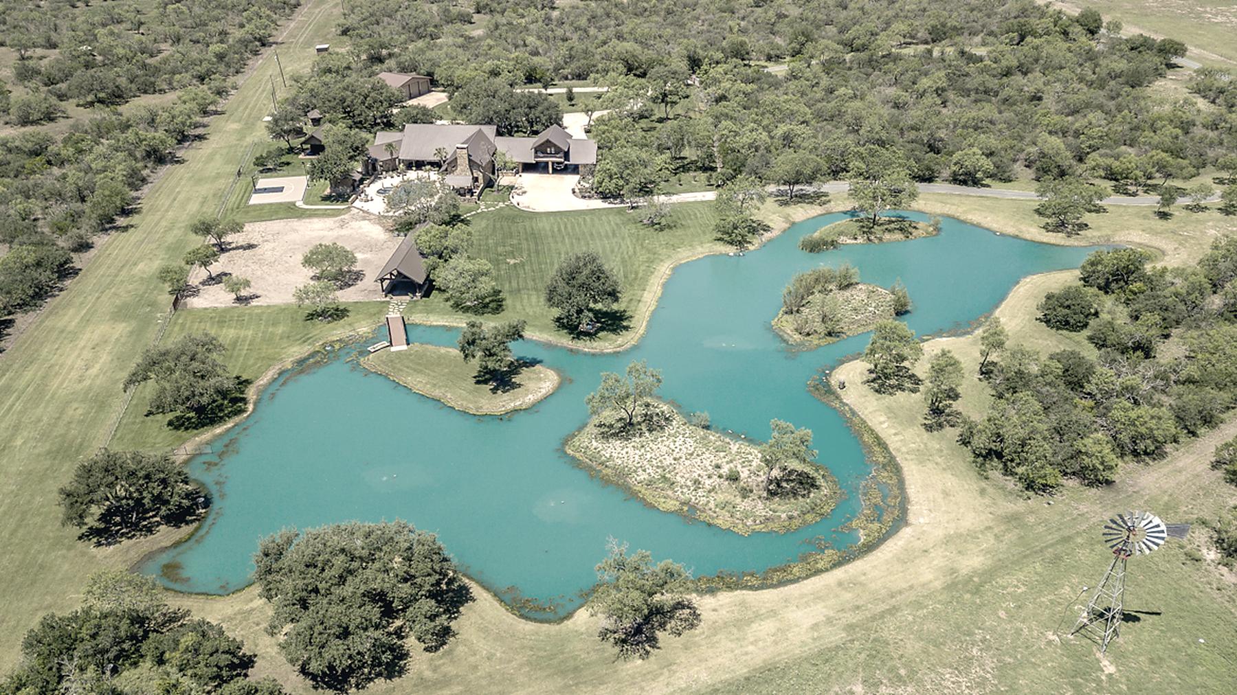 Big Drop Ranch from the air