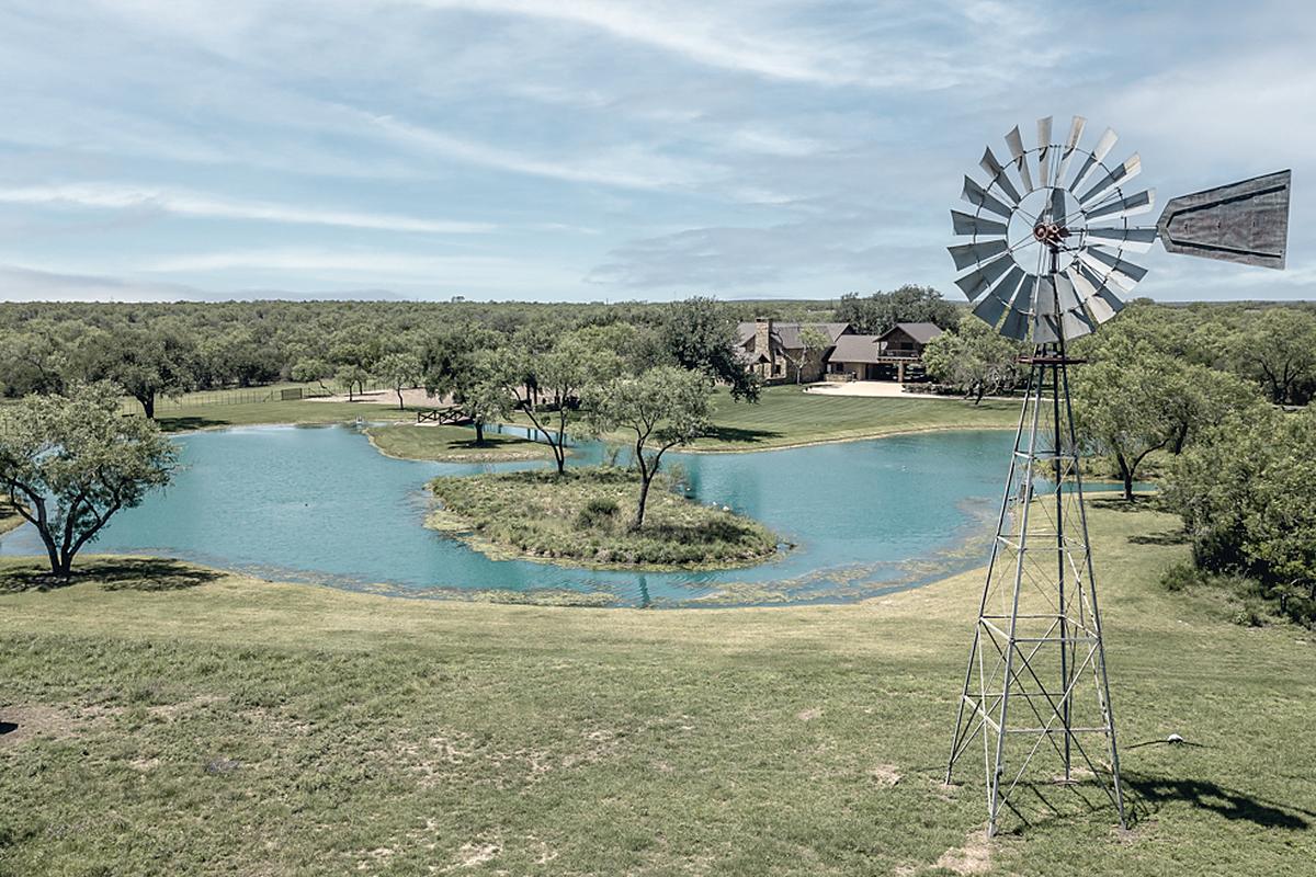 Windmill over the lake